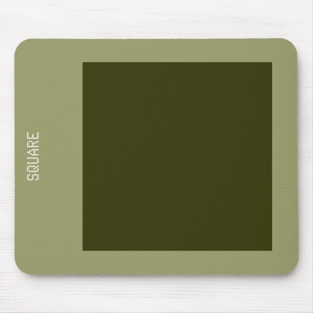 Platz: Dk Olive und Khaki Mousepad (Vorne)