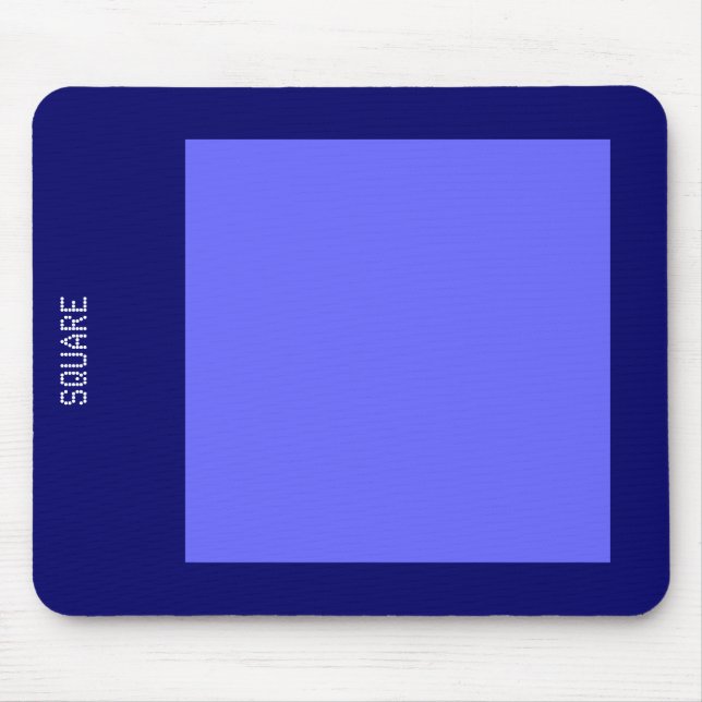 Platz - Electric Blue and Deep Navy Mousepad (Vorne)