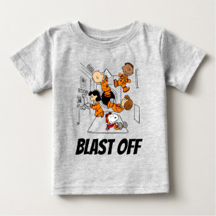 PLATZ   Erdnussbande im Weltraum Baby T-shirt