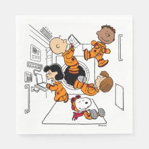 PLATZ   Erdnussbande im Weltraum Serviette