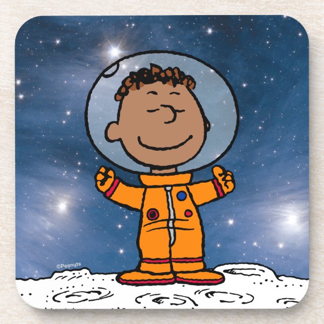 PLATZ | Franklin Astronaut Getränkeuntersetzer (Vorderseite)