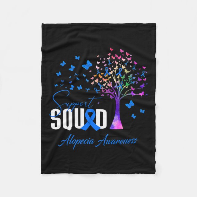 Platz für Alopezie Fleecedecke (Vorderseite)