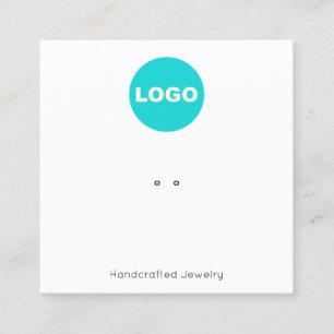 Platz für die Anzeige des Platzes für die Platzier Quadratische Visitenkarte