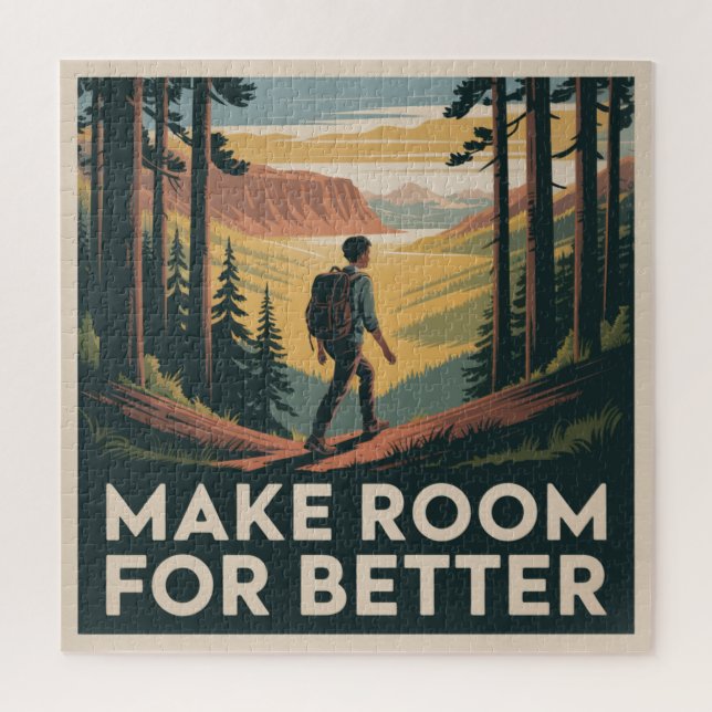 Platz für etwas Besseres machen Puzzle (Vertikal)