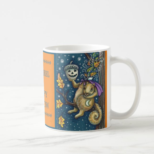 PLATZ FÜR SCHLAFHOLZ & ACORN, FUNNY HALLOWEEN KAFFEETASSE (Rechts)