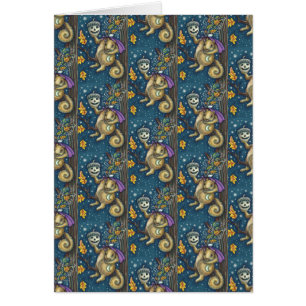 PLATZ FÜR SCHLAFHOLZ, HALLOWEEN BLASKARTE