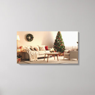 Platz für Weihnachten Leinwanddruck