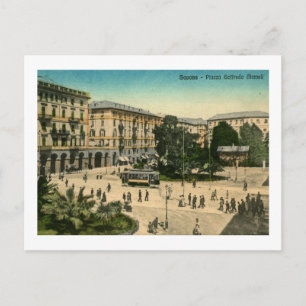 Platz Goffredo Mameli, Savona, Italien Postkarte