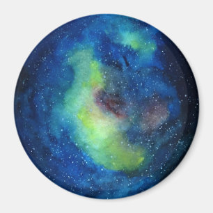 Platz groß, 7,6 cm, runder Bildschirm Magnet