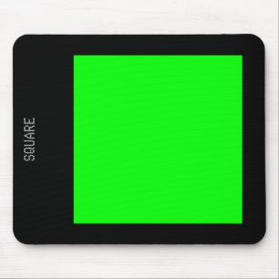 Platz - grün und schwarz mousepad