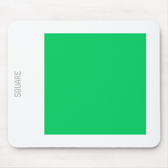 Platz: hellgrün und weiß mousepad (Vorne)