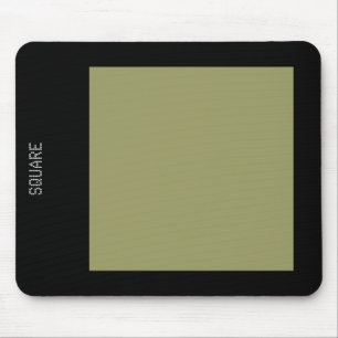 Platz - Khaki und Schwarz Mousepad