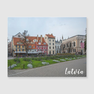 Platz Livu in Riga, Lettland Magnetkarte