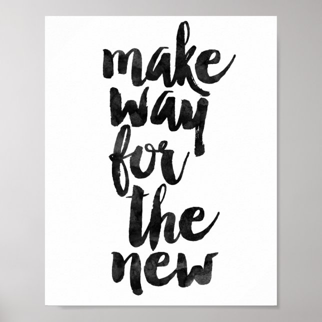 Platz machen für das Neue Poster (Vorne)