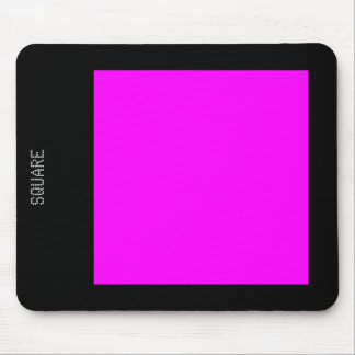 Platz - Magenta und Schwarz Mousepad