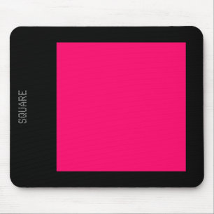 Platz: Neon Red und Black Mousepad