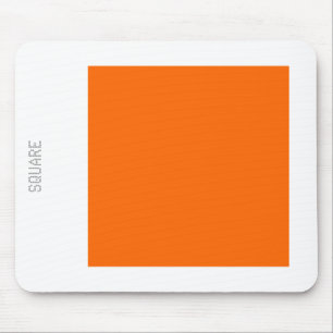 Platz - Orange und Weiß Mousepad