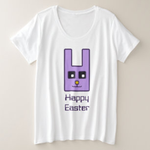 Platz Osterhase Plus Größe T - Shirt