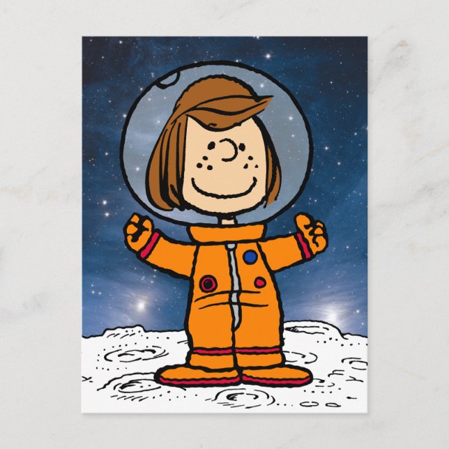 PLATZ | Peppermint Patty Astronaut Postkarte (Vorderseite)