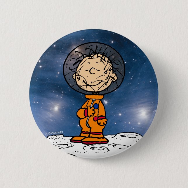PLATZ | Pigpen Astronaut Button (Vorderseite)