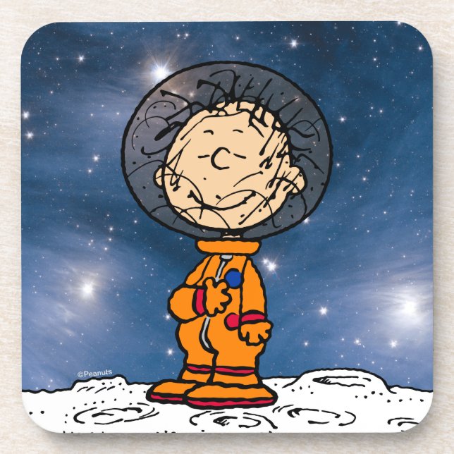 PLATZ | Pigpen Astronaut Getränkeuntersetzer (Vorderseite)