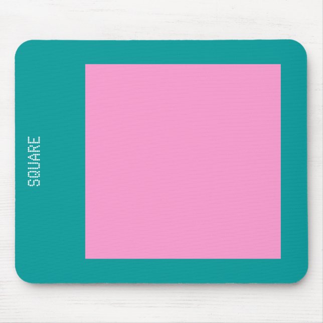 Platz - Rosa und grün im Ozean Mousepad (Vorne)