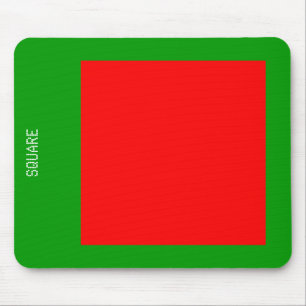 Platz: Rot und Grün Mousepad