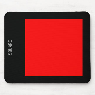 Platz: Rot und Schwarz Mousepad