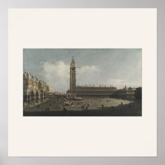 Platz San Marco, Venedig Bellotto Square Poster