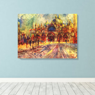 Platz San Marco, Venedig von Pierre Renoir Leinwanddruck