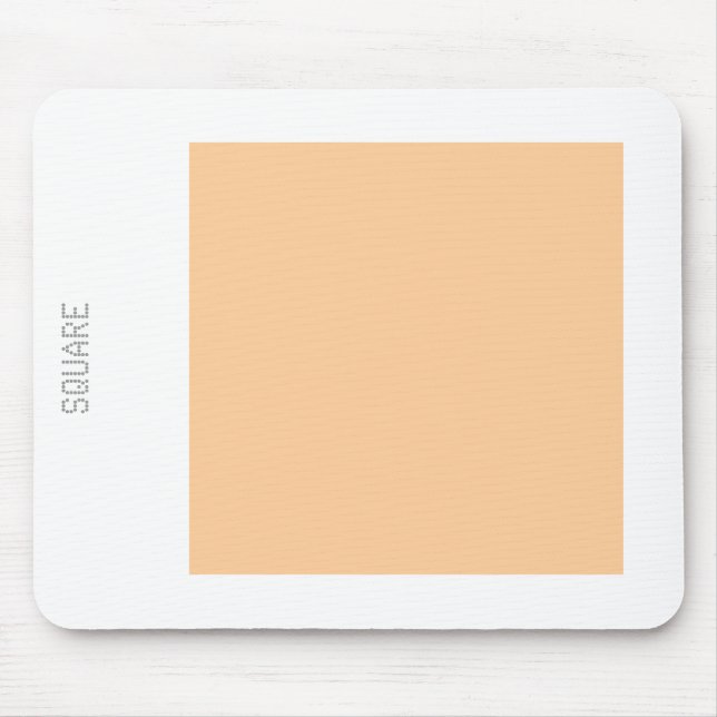Platz: Sand und Weiß Mousepad (Vorne)