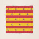 Platz Scarf mit Flagge Spaniens Schal<br><div class="desc">Genießen Sie Ihren Schrank mit unserem quadratischen Schal mit der Flagge Spaniens! Dieser Schal, der mit Liebe zum Detail gestaltet wurde, ist mehr als nur ein Accessoire; er ist eine Feier des reichen kulturellen Erbes Spaniens und des Nationalstolzes. Das auffallende Design zeigt stolz die lebendigen rot-gelben Bänder mit dem nationalen...</div>