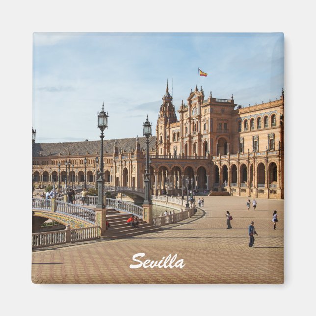 Platz Sevilla Magnet (Vorne)