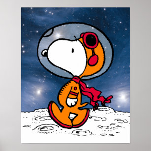 PLATZ   Snoopy Astronaut Poster