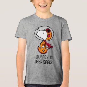 PLATZ   Snoopy Astronaut Tri-Blend Shirt
