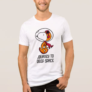 PLATZ   Snoopy Astronaut Tri-Blend Shirt