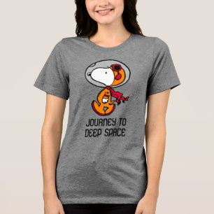 PLATZ   Snoopy Astronaut Tri-Blend Shirt