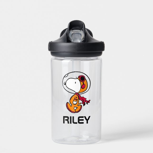 PLATZ | Snoopy Astronaut Trinkflasche (Vorne)