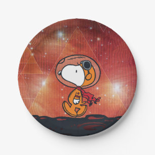 PLATZ Snoopy Geometric Moon Walk Pappteller