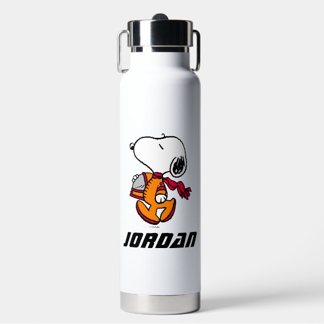 PLATZ | Snoopy | Name hinzufügen Trinkflasche (Vorderseite)
