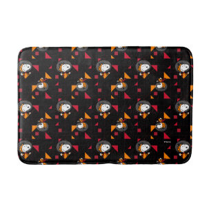 PLATZ Snoopy Space Anzug Schwarzes Muster Badematte