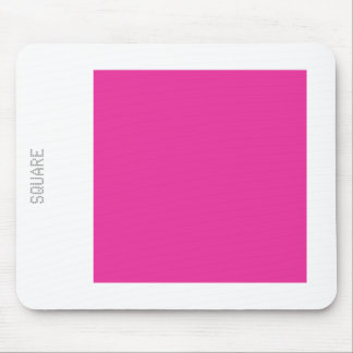 Platz - Tiefe Rose und Weiß Mousepad