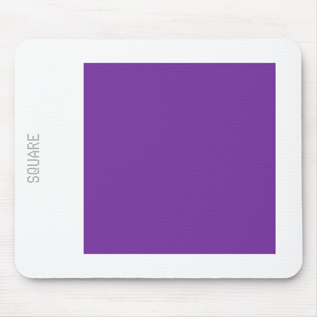 Platz - Trauben und Weiß Mousepad (Vorne)