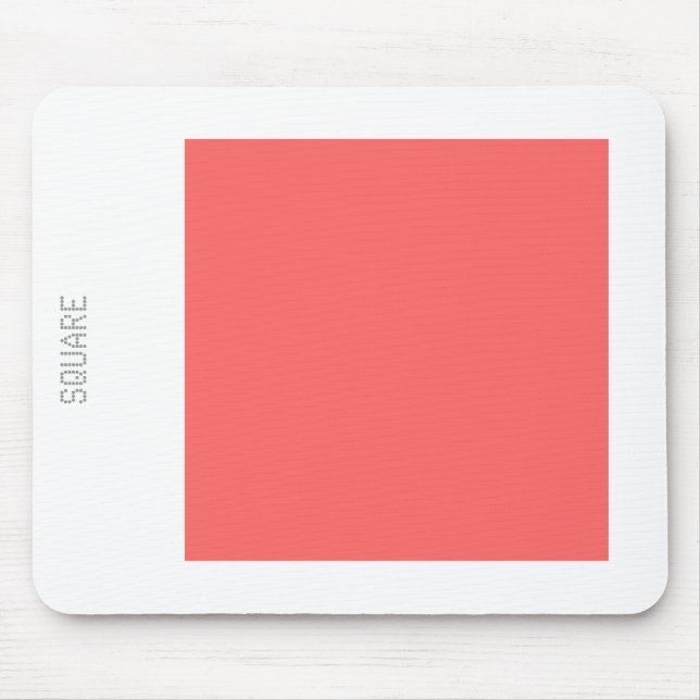 Platz - Tropisches Rosa und Weiß Mousepad (Vorne)