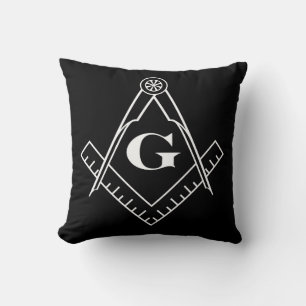 Platz und Kompass mit Inset G Kissen