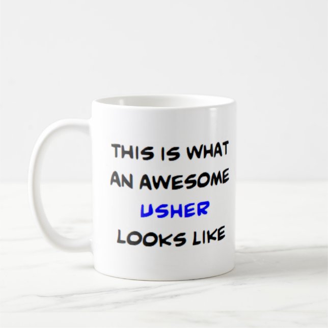 Platzanweiser, großartig kaffeetasse (Links)