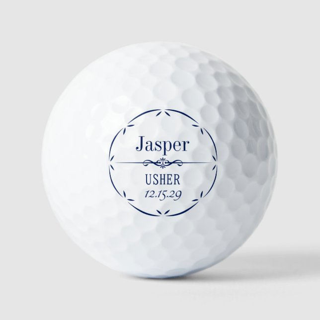 Platzanweiser Personalisiert Golfball (Vorderseite)