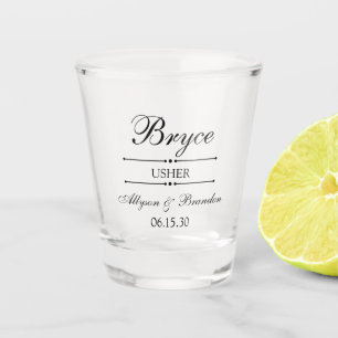 Platzanweiser Personalisiert Schnapsglas