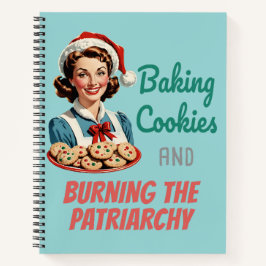 Plätzchen backen und das Patriarchat verbrennen Notizbuch