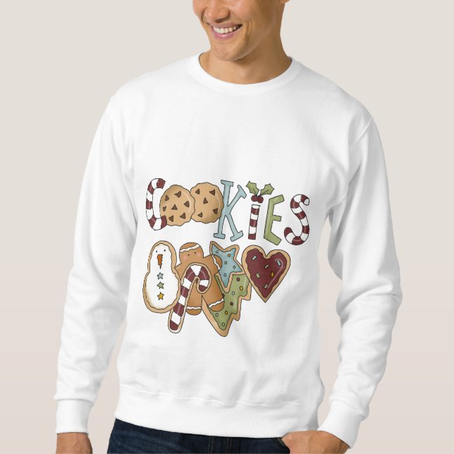 Plätzchen für Sanktt-shirts und -geschenke Sweatshirt (Vorderseite)